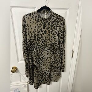 MTS Leopard Print Mini Dress